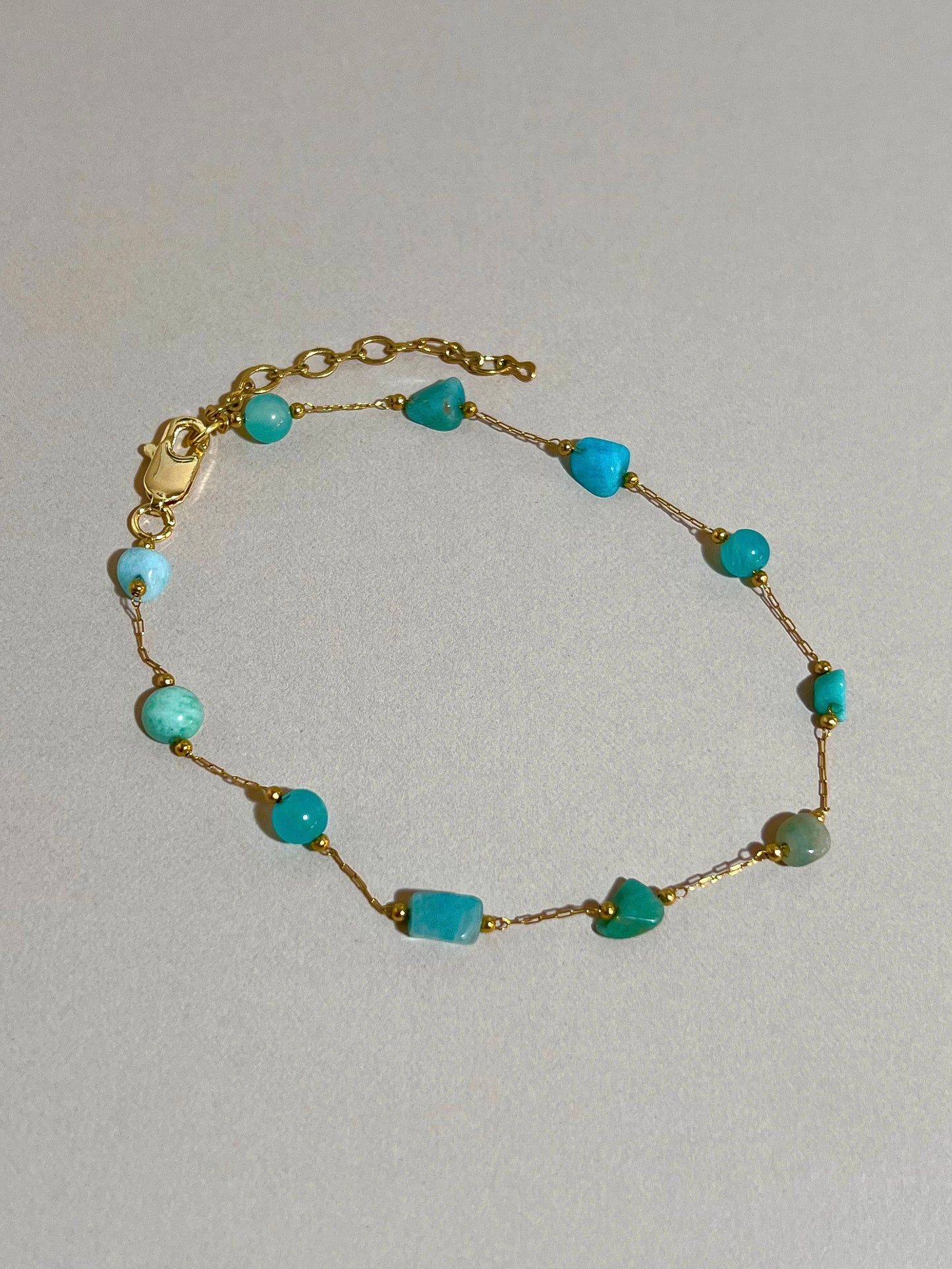 Blue stones anklet