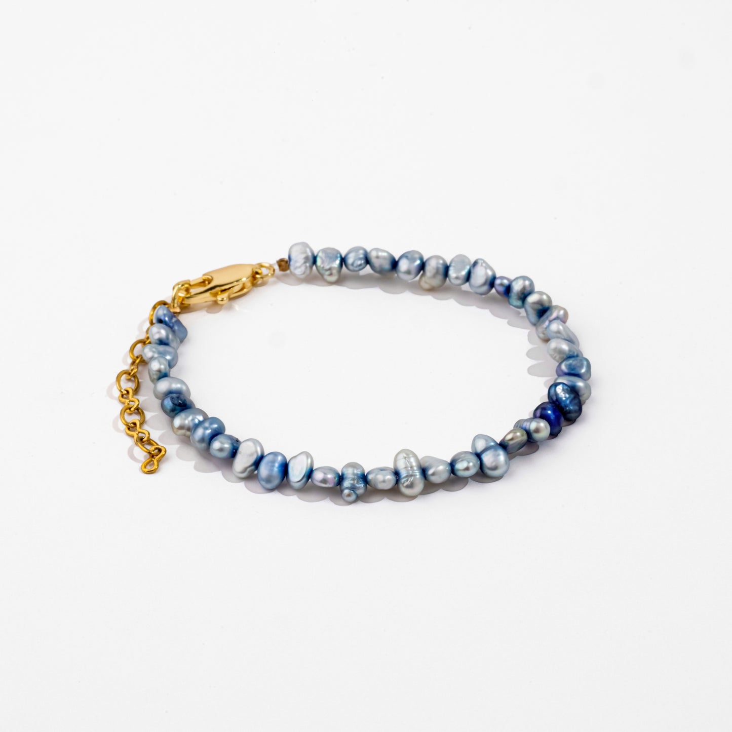 Blue pearl bracelet