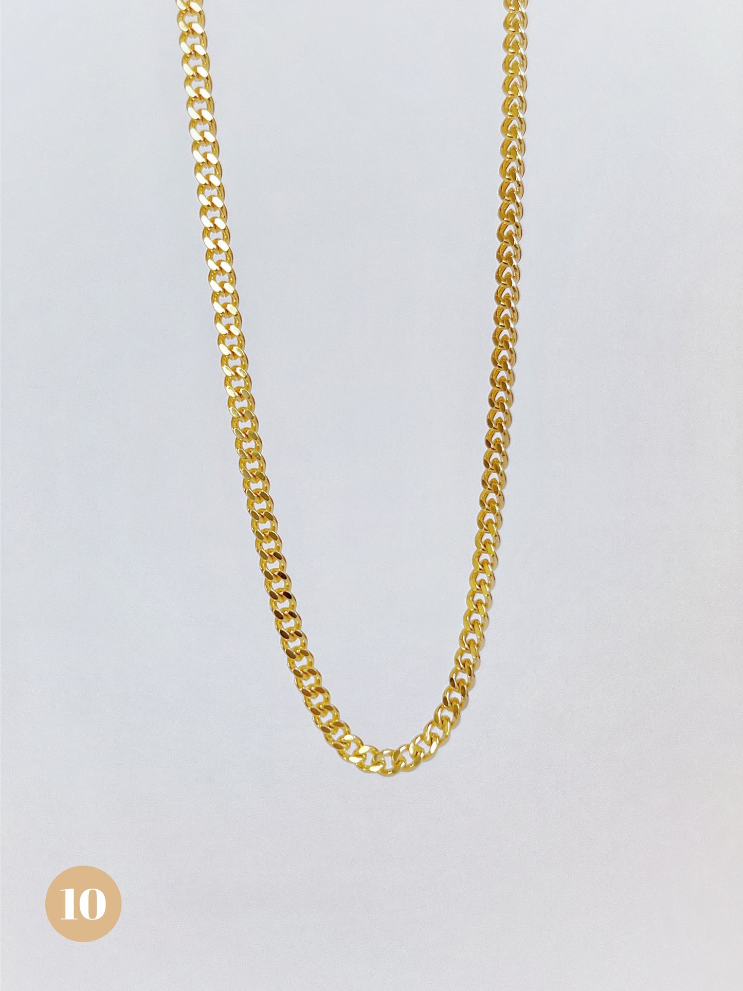 Gold plated chains