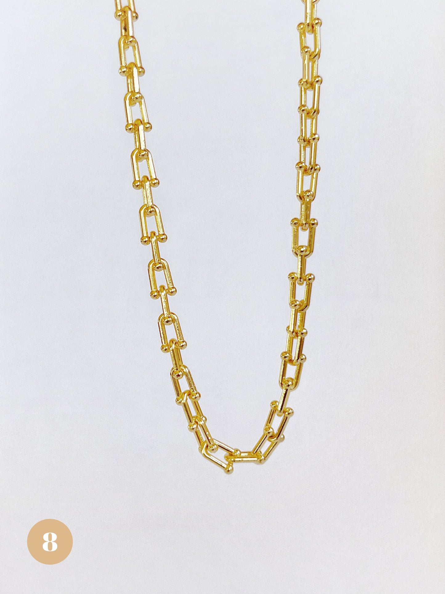 Gold plated chains