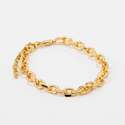 Cable chain bracelet