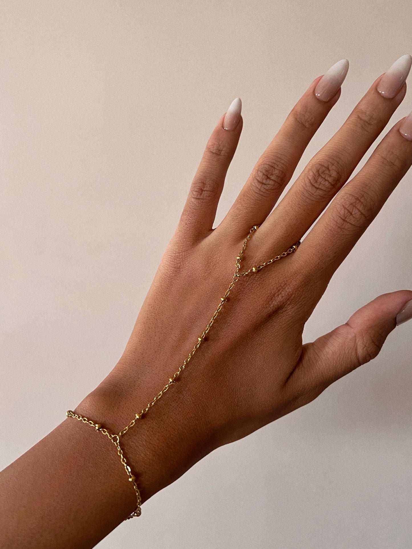 Gold hand chains