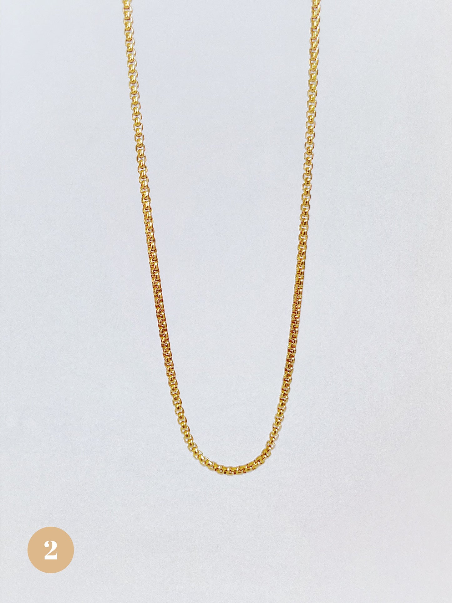 Gold plated chains